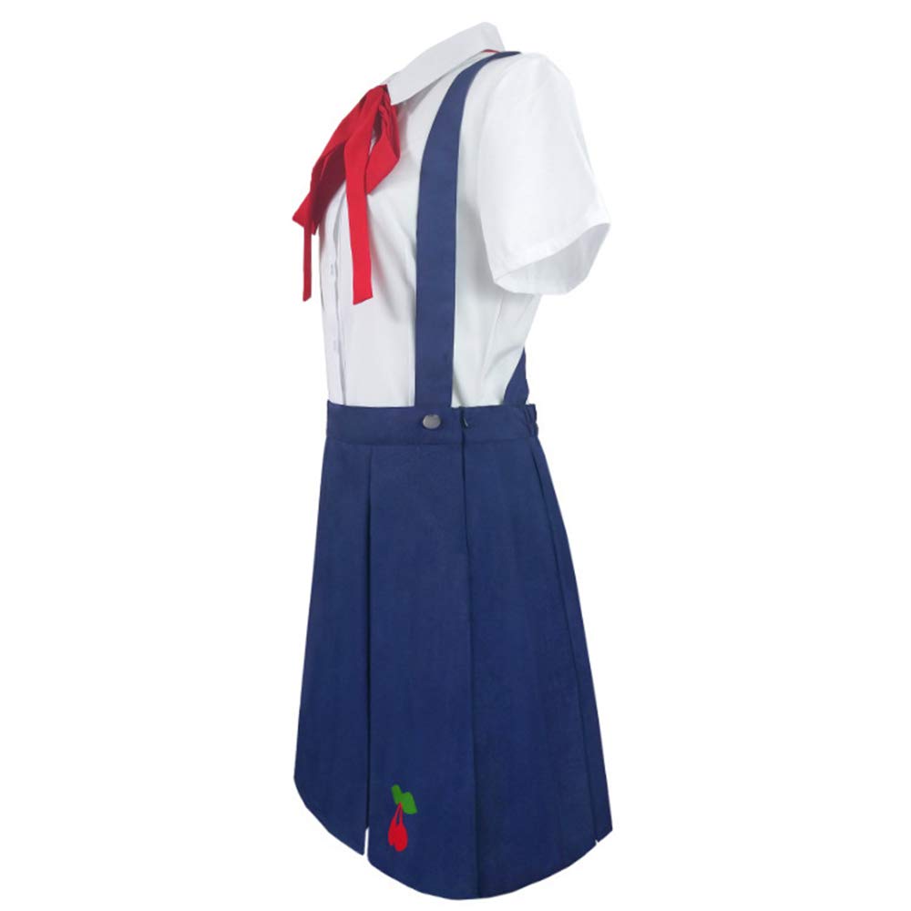 Bakemonogatari Mayoi Hachikuji Anime Cosplay Costume - Japanese School Uniform Outfit for Halloween Party, Anime Conventions & Roleplay Events