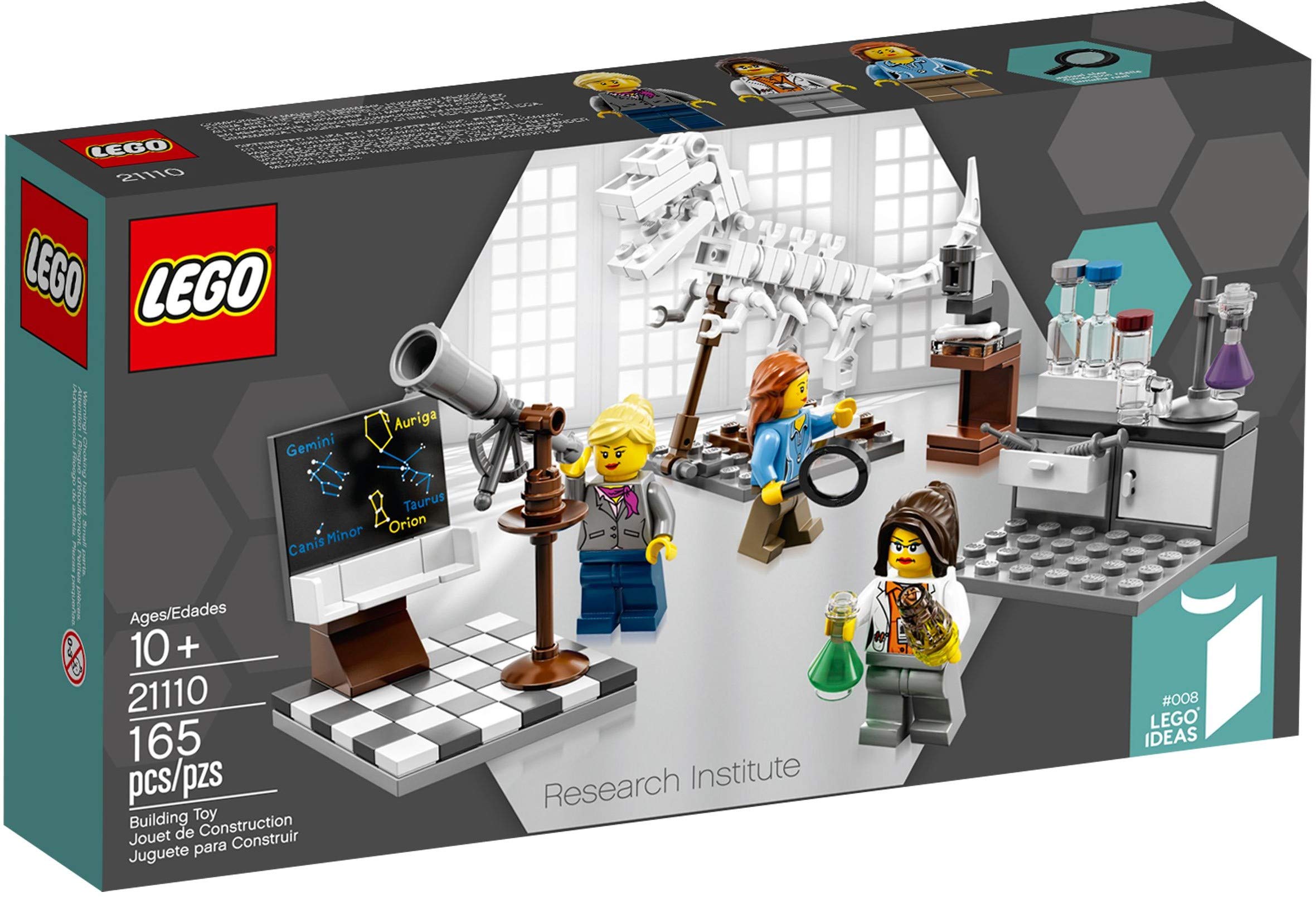 LEGO Ideas 21110 Research Institute Building Set - STEM Educational Toy for Kids & Adults, Science Lab Playset for Creative Play & Display
