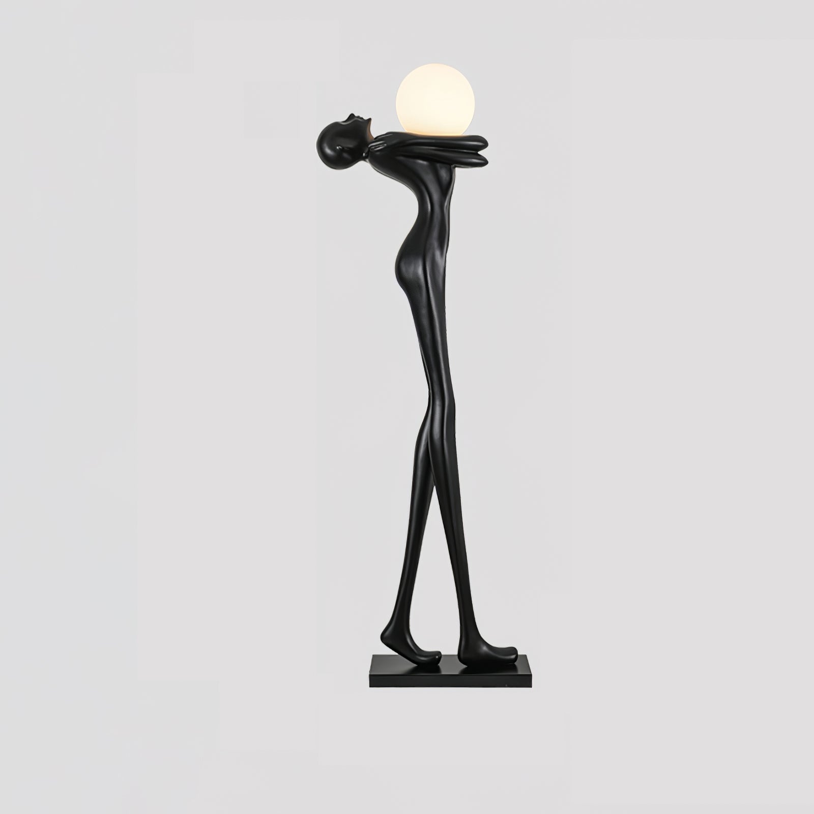 Modern Embrace Ball Sculpture Floor Lamp - Elegant Home Decor Lighting for Living Room, Bedroom, or Office - Perfect for Ambient and Accent Lighting