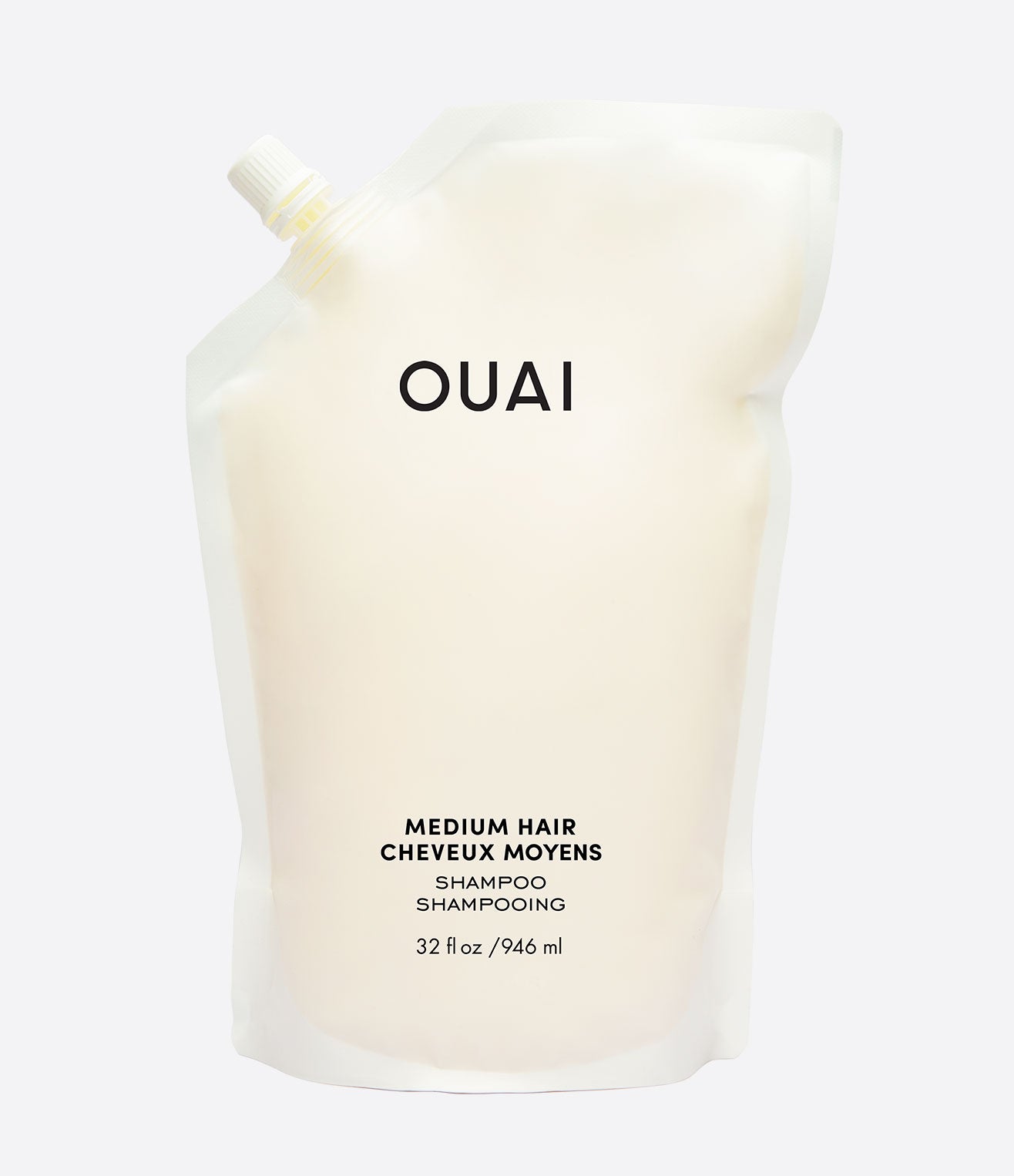 Medium Hair Shampoo Refill Pouch - Sulfate-Free & Nourishing Formula for Shoulder-Length Hair | Perfect for Travel, Gym & Everyday Use