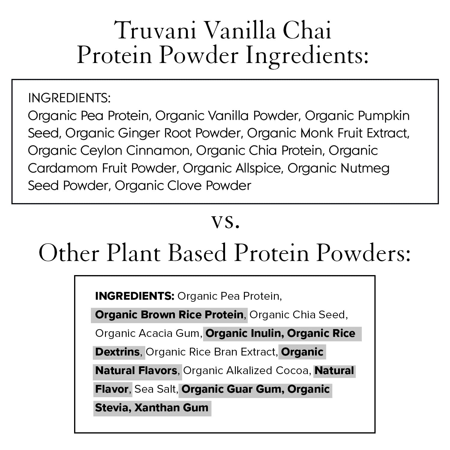 Truvani Vegan Pea Protein Powder - Vanilla Chai Flavor | 20g Organic Plant-Based Protein per Serving | 10 Travel Packets | Keto, Gluten-Free & Dairy-Free | Low Carb, No Added Sugar | Perfect for Post-Workout Recovery & On-the-Go Nutrition
