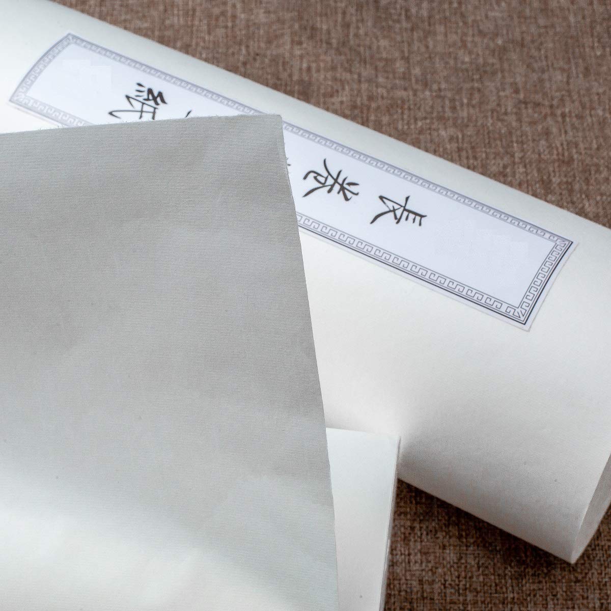 Premium Chinese/Japanese Calligraphy Paper Roll - Sumi/Xuan/Rice Paper for Writing & Painting - 13.78