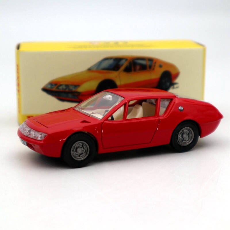 1/43 Scale Atlas Dinky Toys 1411 Alpine Renault A310 Red Diecast Model Car - Vintage Collectible Gift for Car Enthusiasts | Perfect for Display, Racing Collections & Birthday Presents