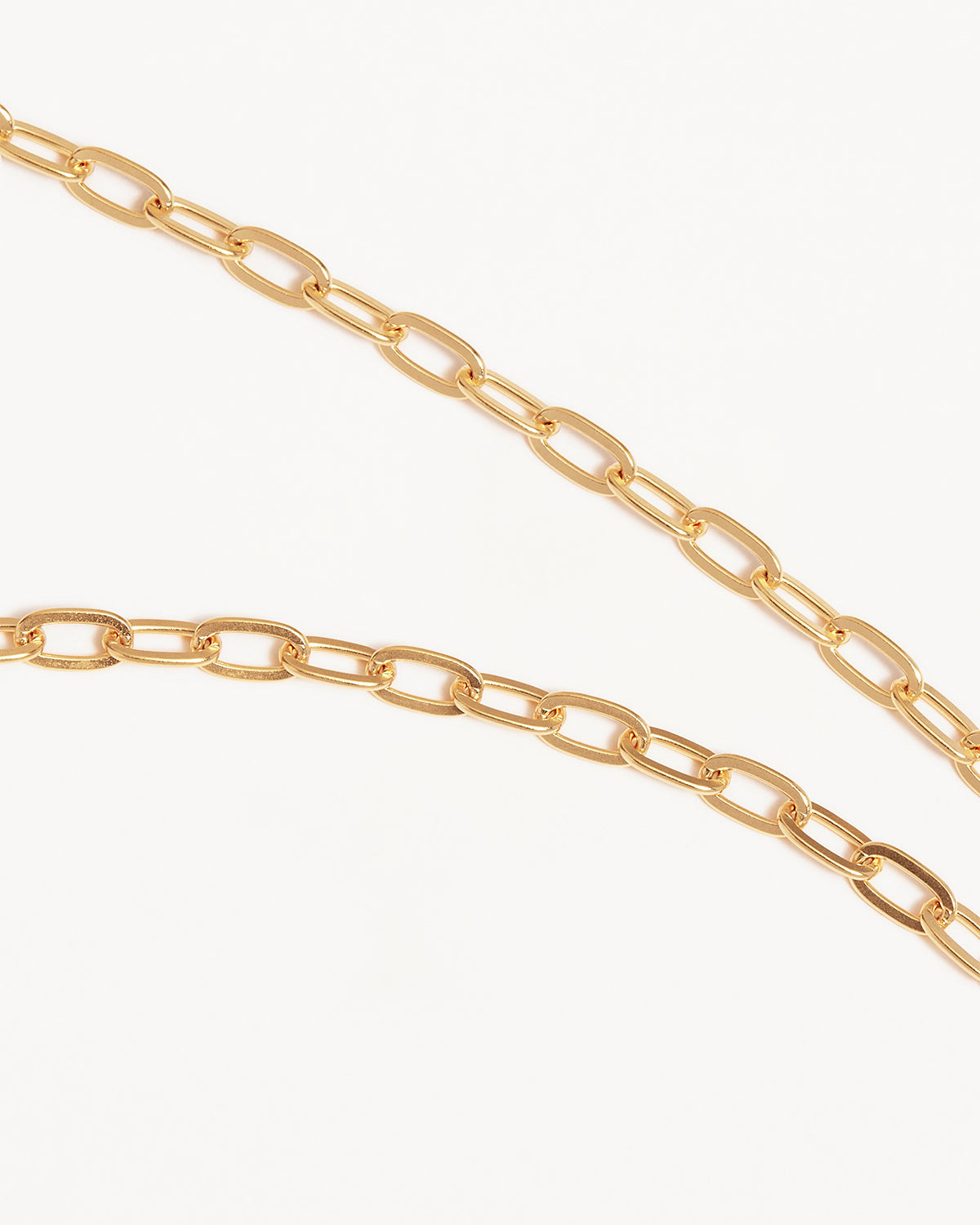 18K Gold Vermeil 17 Bold Link Chain Necklace for Women - Elegant Layered Necklace Jewelry Gift for Birthday, Anniversary & Valentine's Day - Perfect for Everyday Wear, Office & Special Occasions