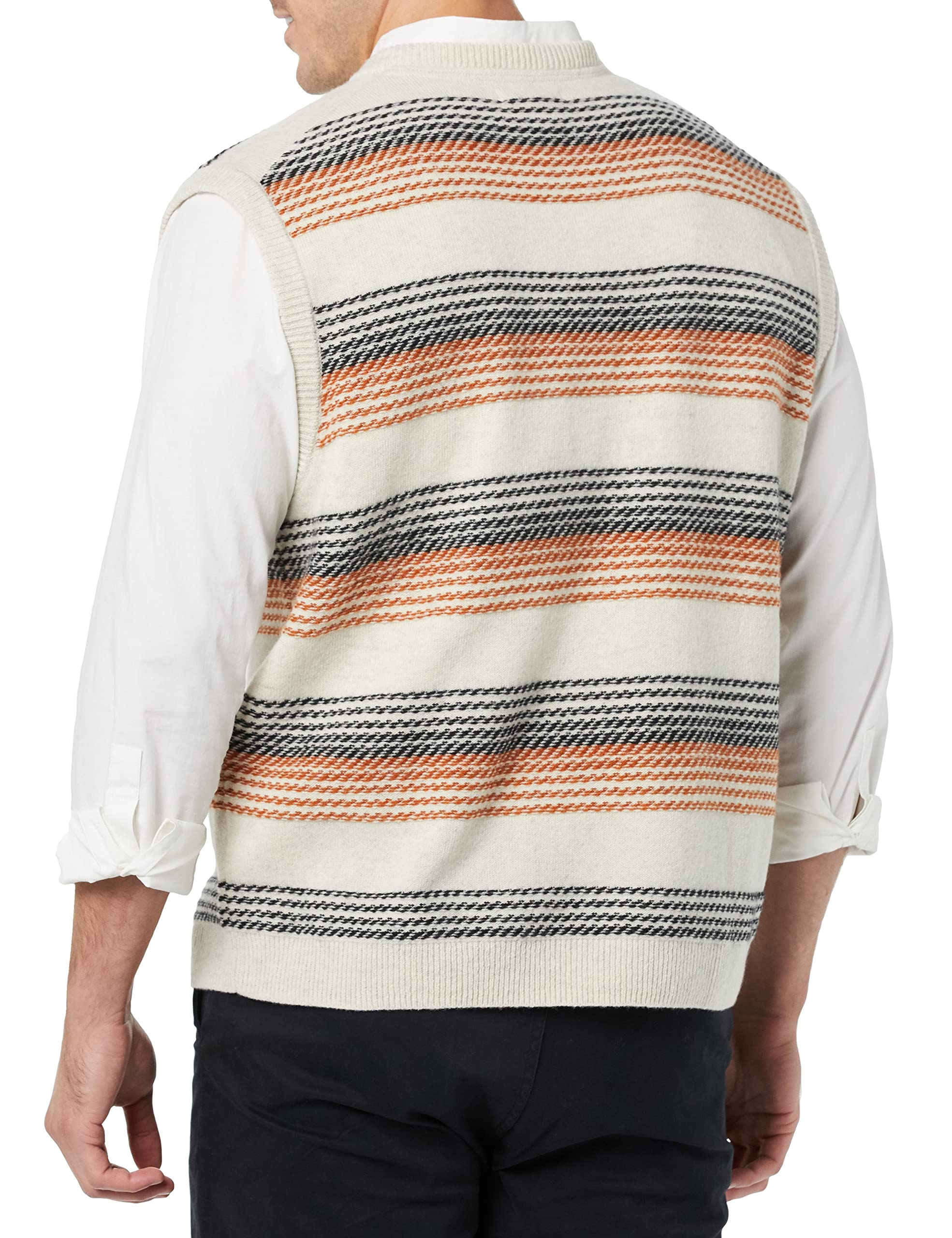 Amazon Essentials Men's Lambs Wool Sweater Vest - Slim Fit, Lightweight & Warm - Perfect for Layering in Fall & Winter (Previously Goodthreads)