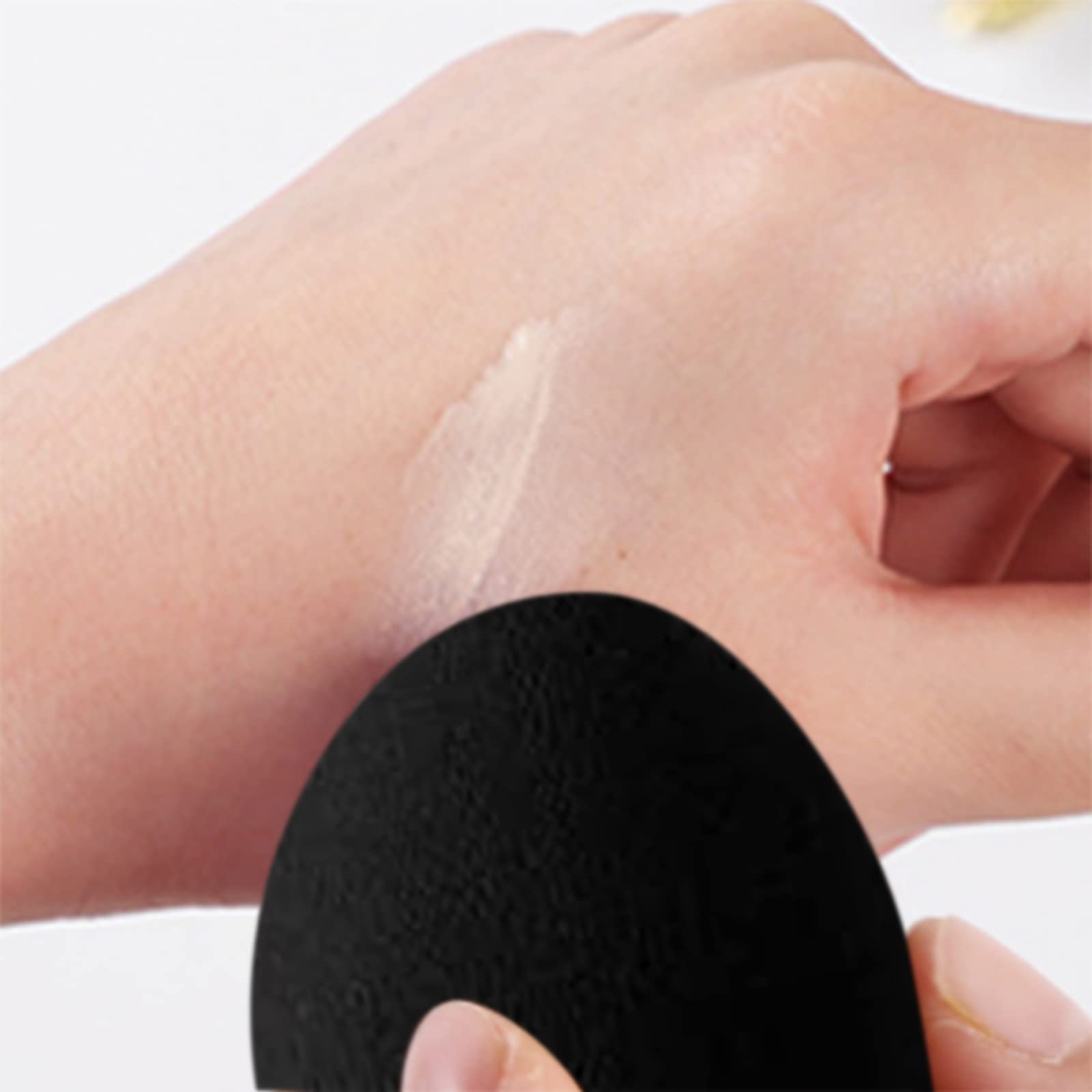 12 Pcs Beauty Blender Makeup Sponge Set with Holder - Flawless Liquid, Cream & Powder Foundation Blender - Multi-Colored Cosmetic Sponges for Professional & Everyday Makeup Application (Black)