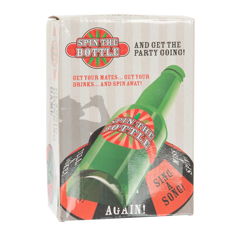 Funtime BA7500 Spin The Bottle Drinking Party Game for Adults - Fun Green Board Game for College Parties, Birthday Celebrations & Nightclub Events