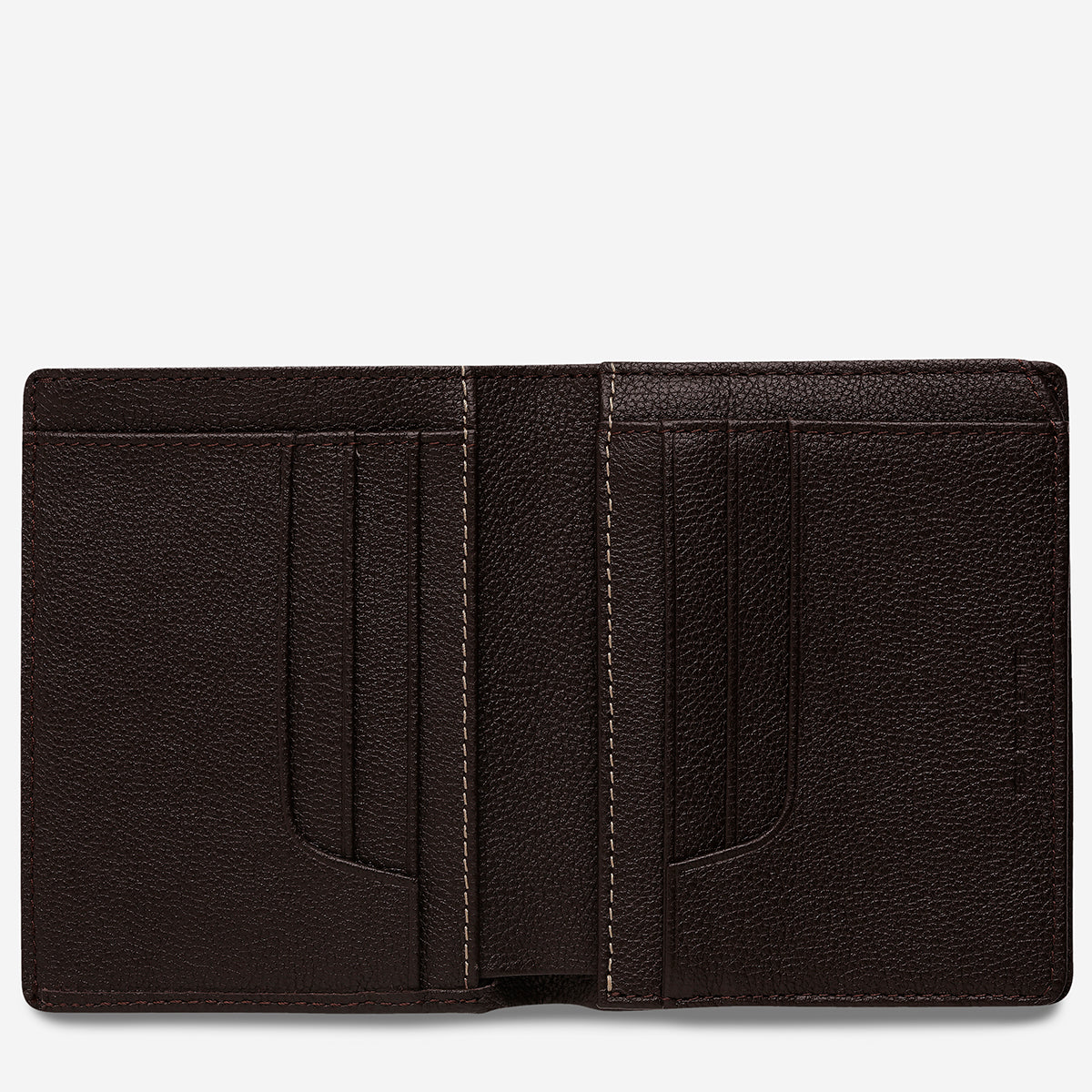 Nathaniel Genuine Leather Wallet for Men - Chocolate Brown RFID Blocking Bifold Wallet - Perfect for Everyday Use, Travel, and Business