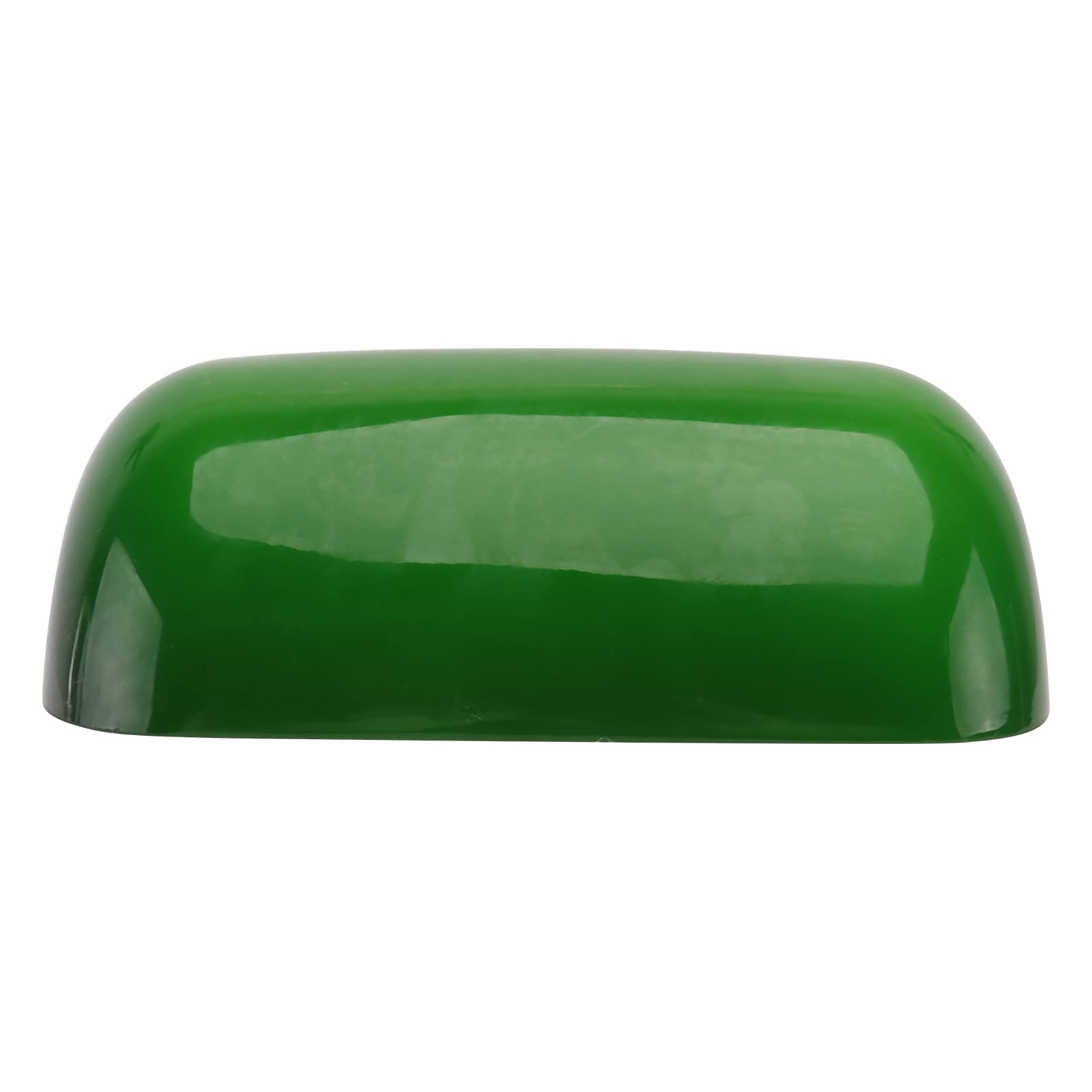 Uonlytech Green Glass Bankers Lamp Shade Replacement - Antique Style Traditional Banker Desk Lamp for Living Room, Bedroom, Library - Perfect for Reading, Study & Office Workspaces