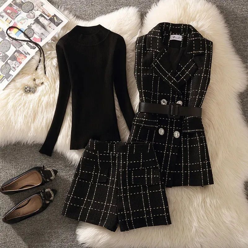 black 3 piece