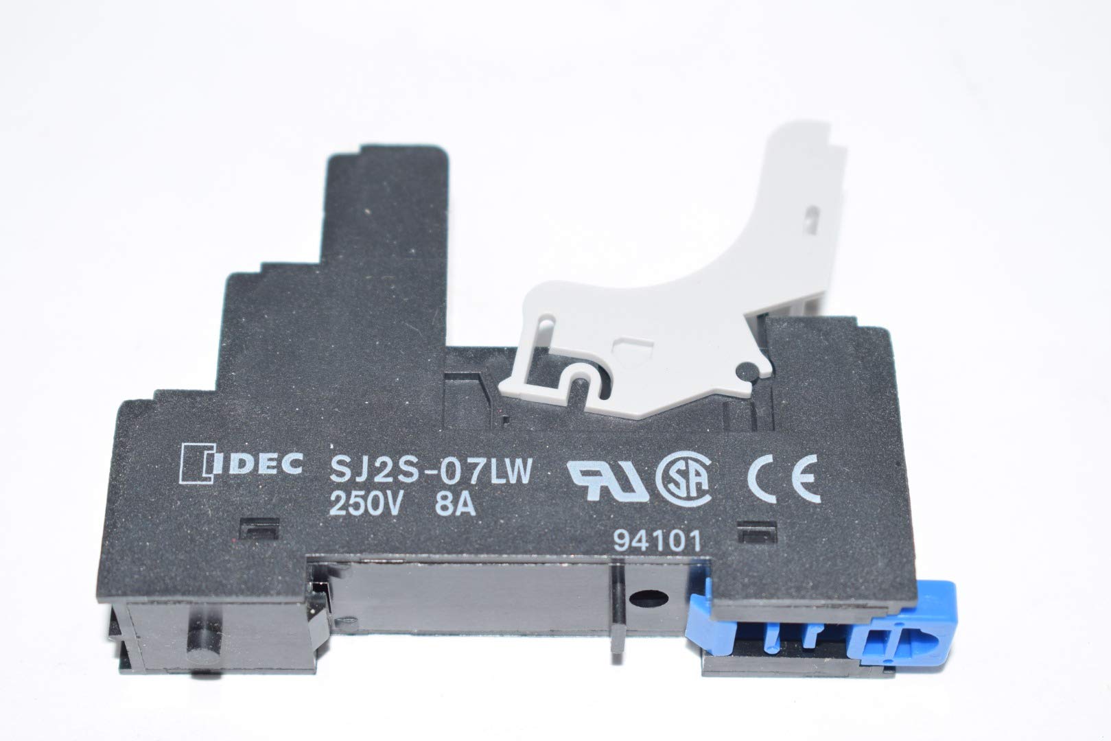 Finger-Safe DIN Rail Mount Sockets for RJ2S/RJ22S Slim Power Relays - 10-Pack | Industrial Electrical Control Panel & Automation Use