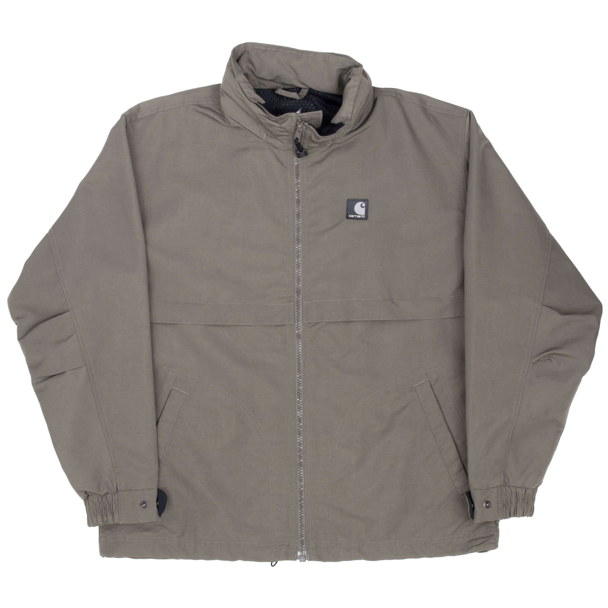 Vintage Carhartt Sage Green Windbreaker Jacket 2000s Medium - Lightweight Waterproof Outdoor Jacket for Hiking, Camping & Streetwear Fashion