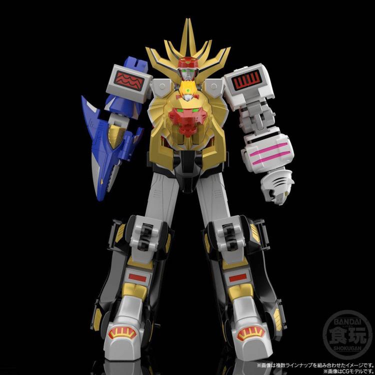 Bandai Shokugan Modeling Project SMP Hyakuju Sentai Gaoranger GaoKing Model Kit Set – Build & Display Your Own Super Sentai Robot for Collectors & Fans