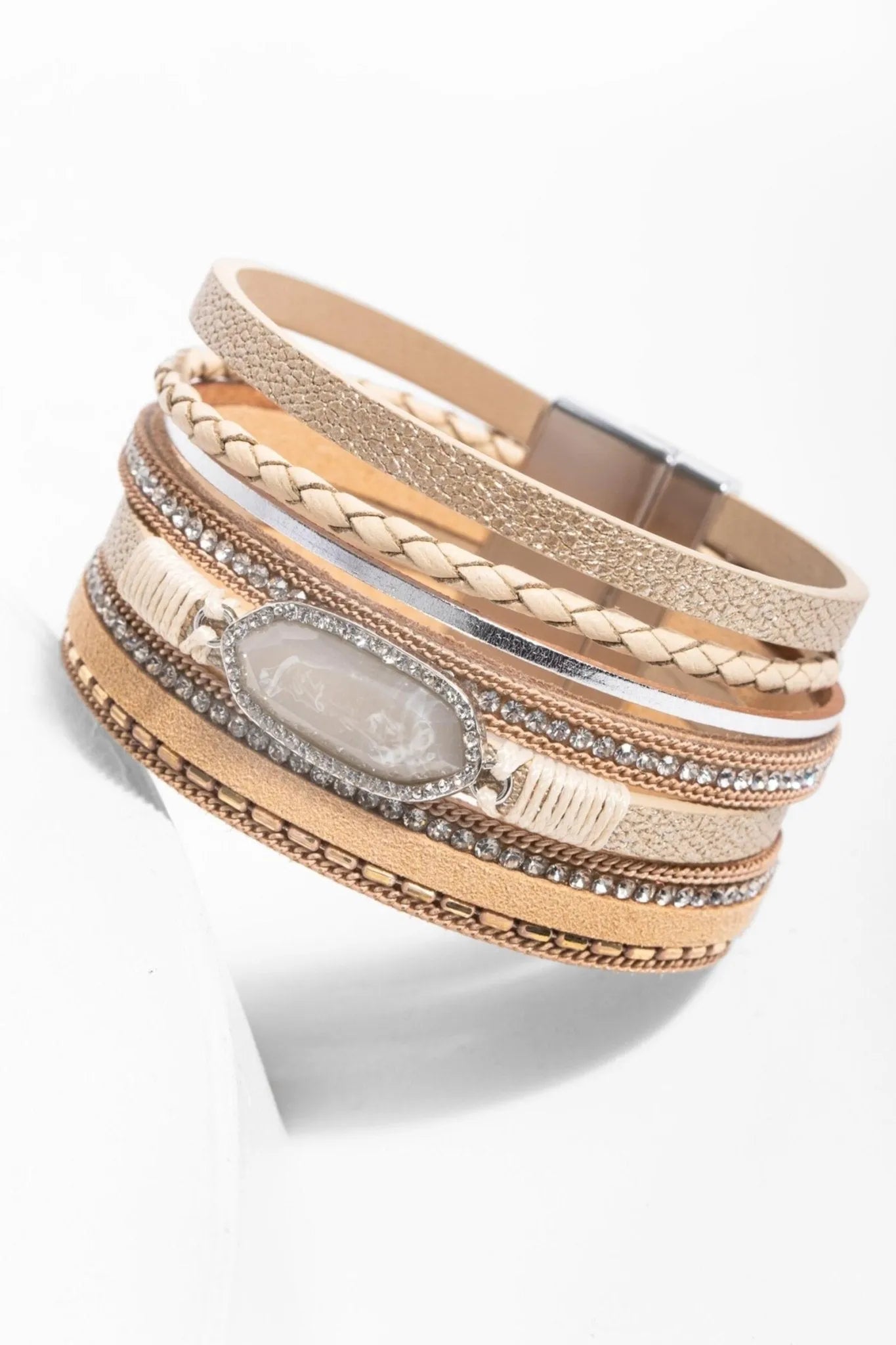 Reno Genuine Leather Bracelet for Men & Women - Stylish Handmade Adjustable Wristband - Perfect for Casual Wear, Gifts & Everyday Fashion Accessories