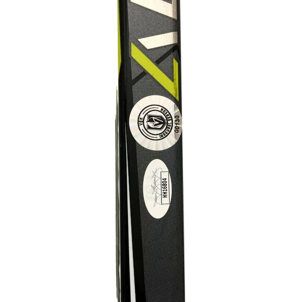 Deryk Engelland Autographed Game-Used Hockey Stick - Vegas Golden Knights NHL Memorabilia with JSA COA - Perfect for Sports Collectors and Hockey Fans Display