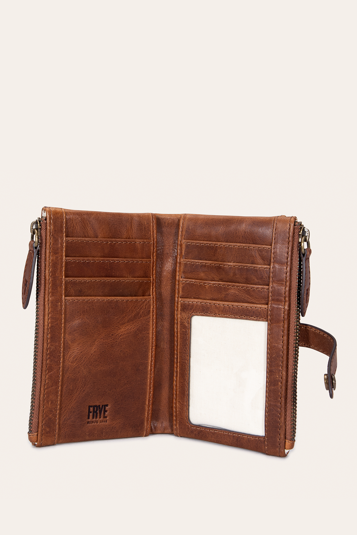 Melissa Double Zip Wallet for Women - Stylish & Secure Leather Bifold Wallet with RFID Protection - Perfect for Travel, Shopping & Everyday Use