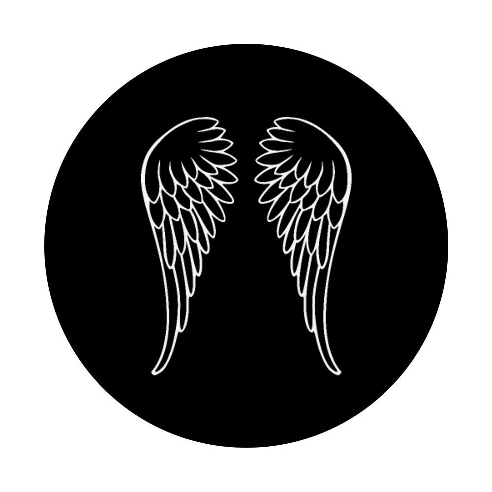 Angel Wings PopSockets PopGrip - Interchangeable Phone & Tablet Stand with Swappable Base | Perfect for Selfies, Video Calls & Secure Grip