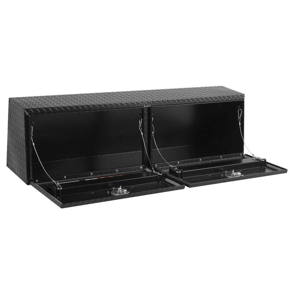 Weather Guard 3003025301 Heavy Duty Aluminum Truck Tool Box - Secure Storage for Tools & Equipment | Perfect for Pickup Trucks, Work Sites & Outdoor Adventures