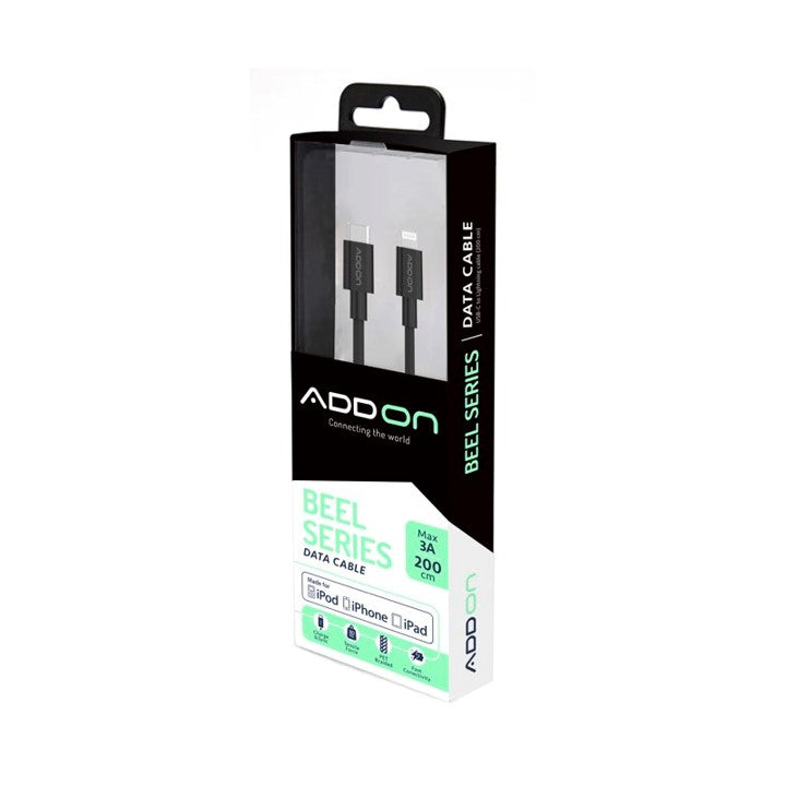 Fast Charging Cable 2M USB-C to Lightning Cable - Durable & High-Speed Charging for iPhone, iPad - Perfect for Home, Office & Travel Use