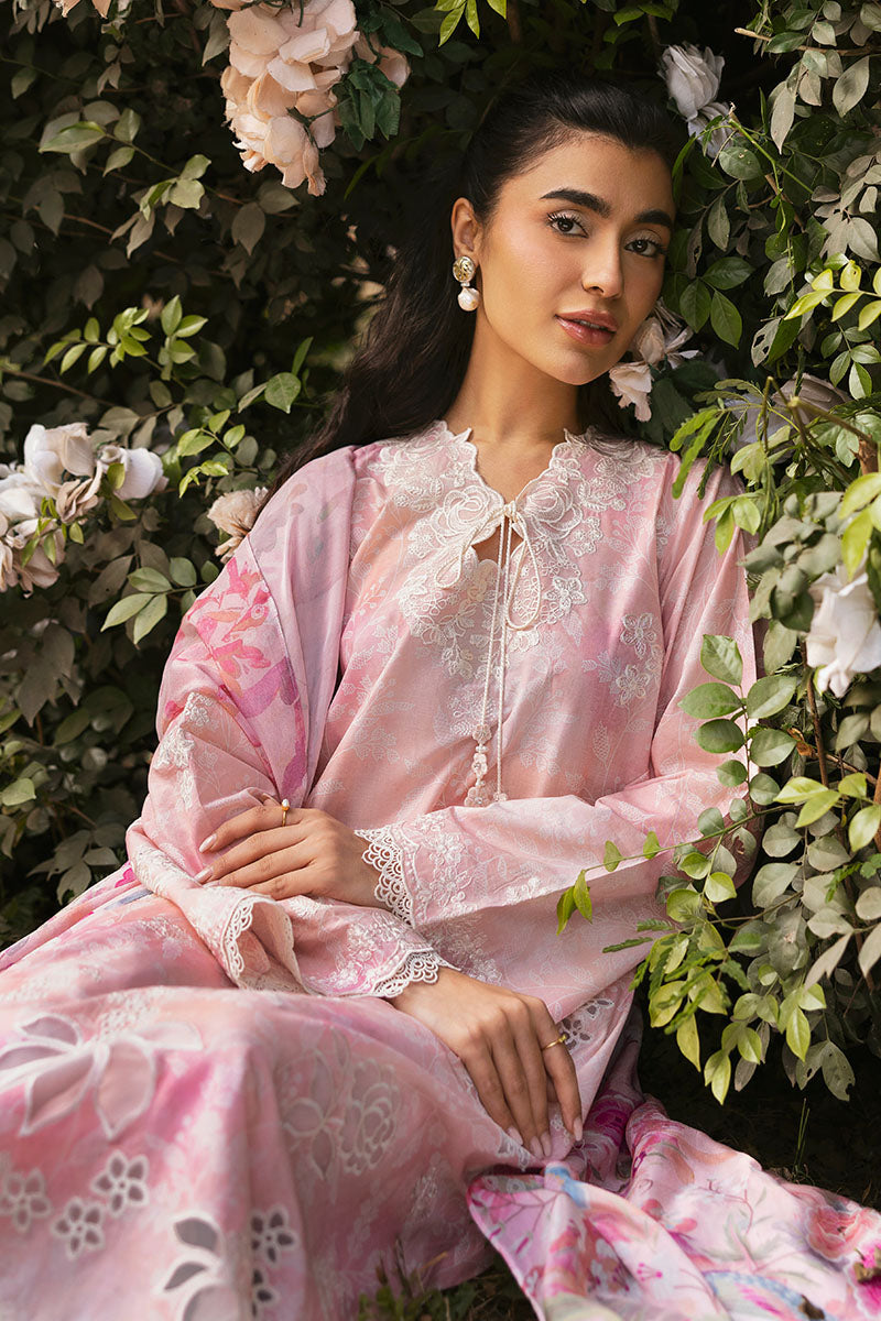 MEADOW MIST 3-Piece Printed Lawn Suit for Women - Floral Summer Outfit for Casual Wear, Parties & Outdoor Events
