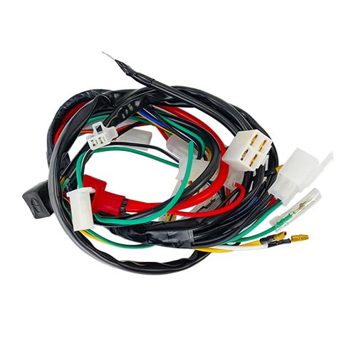 High-Performance Electric Wiring Harness Kit with CDI Ignition Coil for 4-Stroke ATVs (50cc, 110cc, 125cc) - Perfect for Off-Road Adventures & ATV Maintenance
