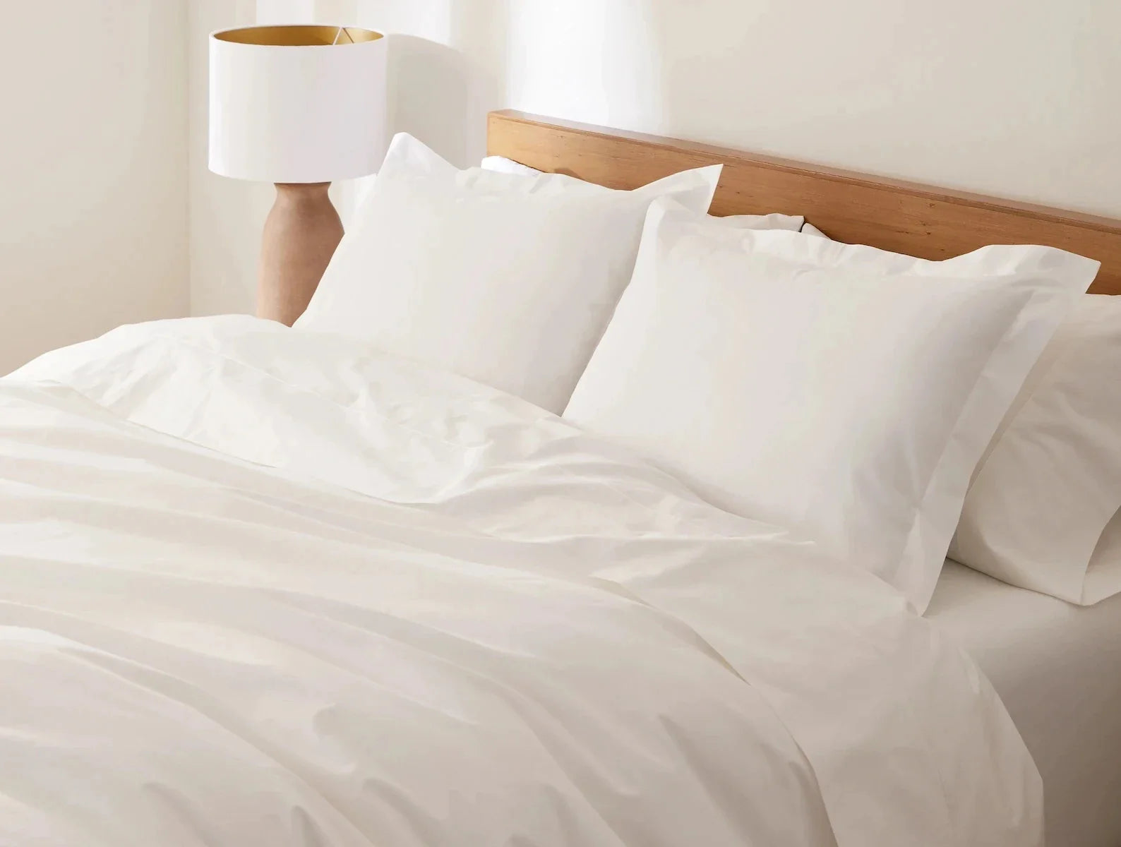 Heritage Organic Percale Duvet Cover Set - 100% Cotton Breathable Bedding for All Seasons | Perfect for Master Bedroom, Guest Room & Luxury Hotels