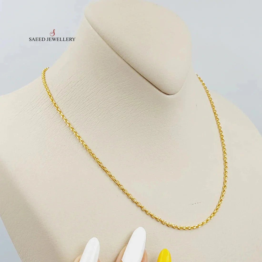 2.5mm Stainless Steel Cable Link Chain Necklace 40cm - Perfect for Layering, Gift Giving & Everyday Jewelry Styling