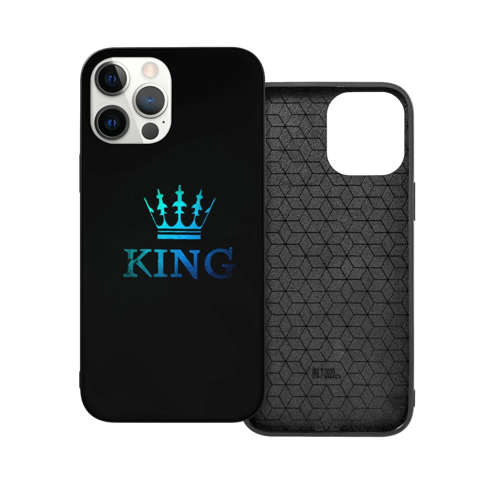 King Crown iPhone 12 Pro Max Case - Soft TPU Shockproof Protective Phone Cover for Women, Men, Boys & Girls | Perfect for Royalty-Themed Parties, Cosplay & Fashion Statements