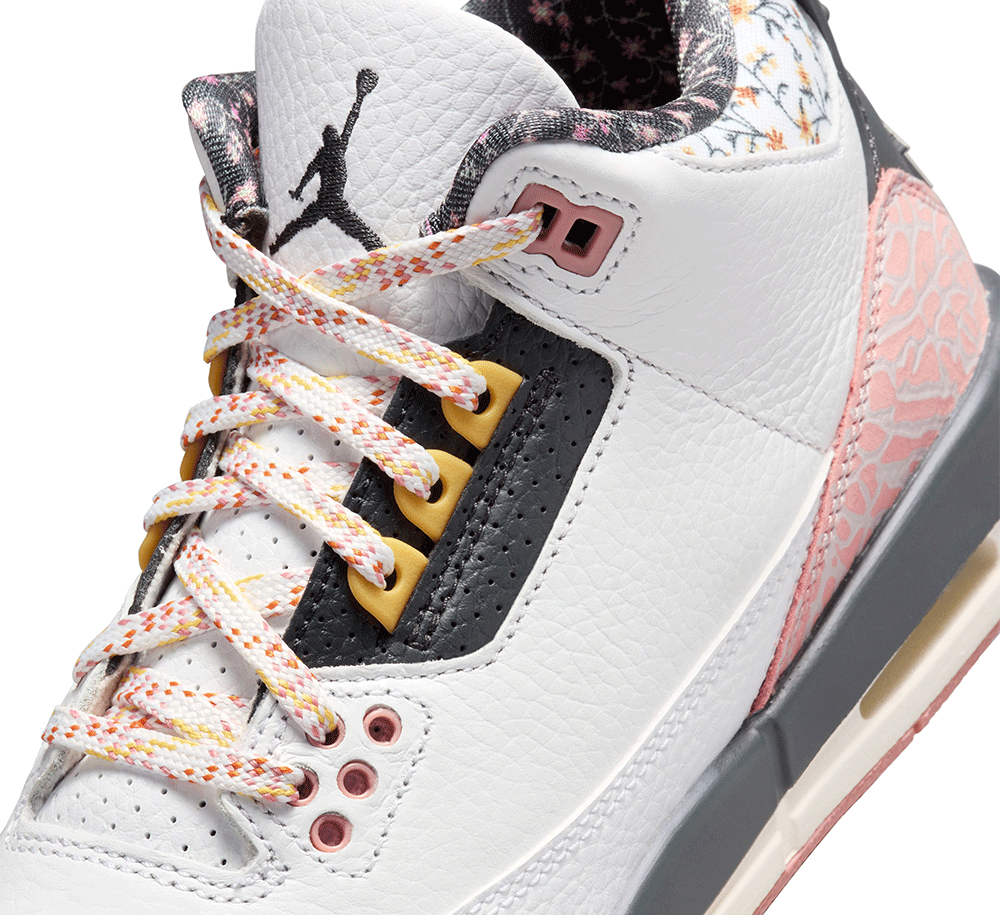 AIR JORDAN 3 RETRO (GS) Basketball Shoes for Kids - Lightweight Sneakers for Boys & Girls - Perfect for School, Sports & Casual Wear
