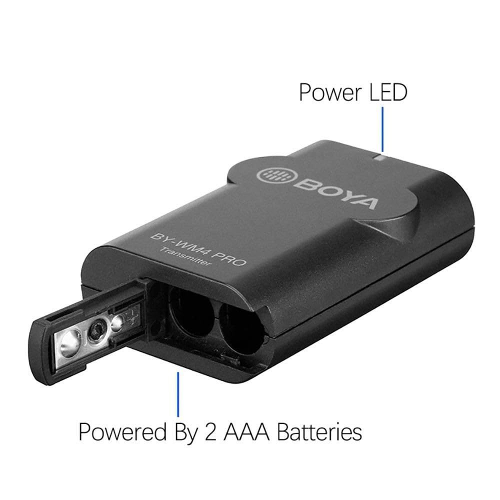 BOYA 2.4G Wireless Microphone Kit for Type-C Devices - Dual Lavalier Mics with Noise Cancellation for Smartphones, Cameras, Vlogging, Live Streaming & Podcasting