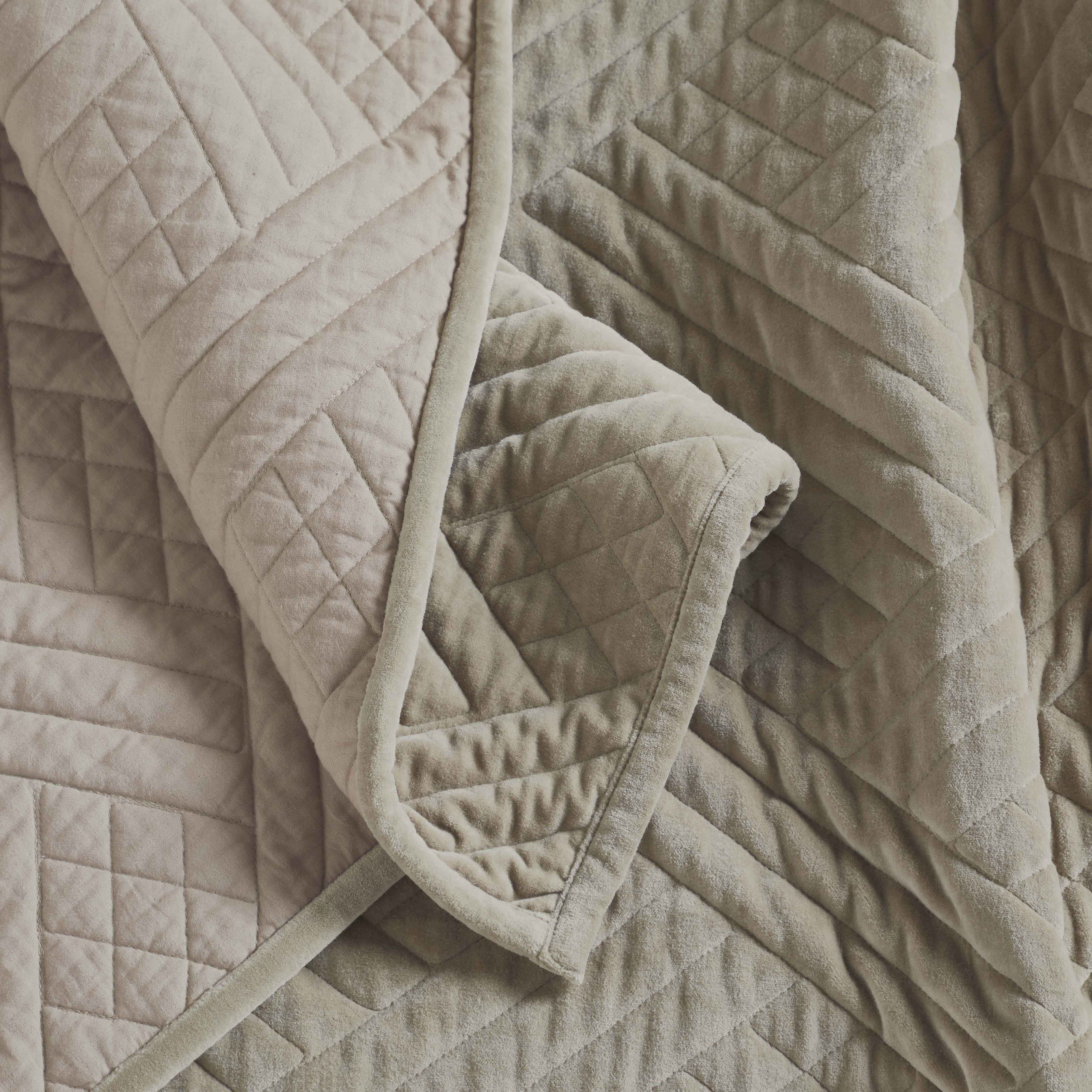 Karina Cotton Velvet Lightweight Quilt & Sham Set - Ultra Soft Bedding for All Seasons | Perfect for Master Bedroom, Guest Room & Cozy Nights