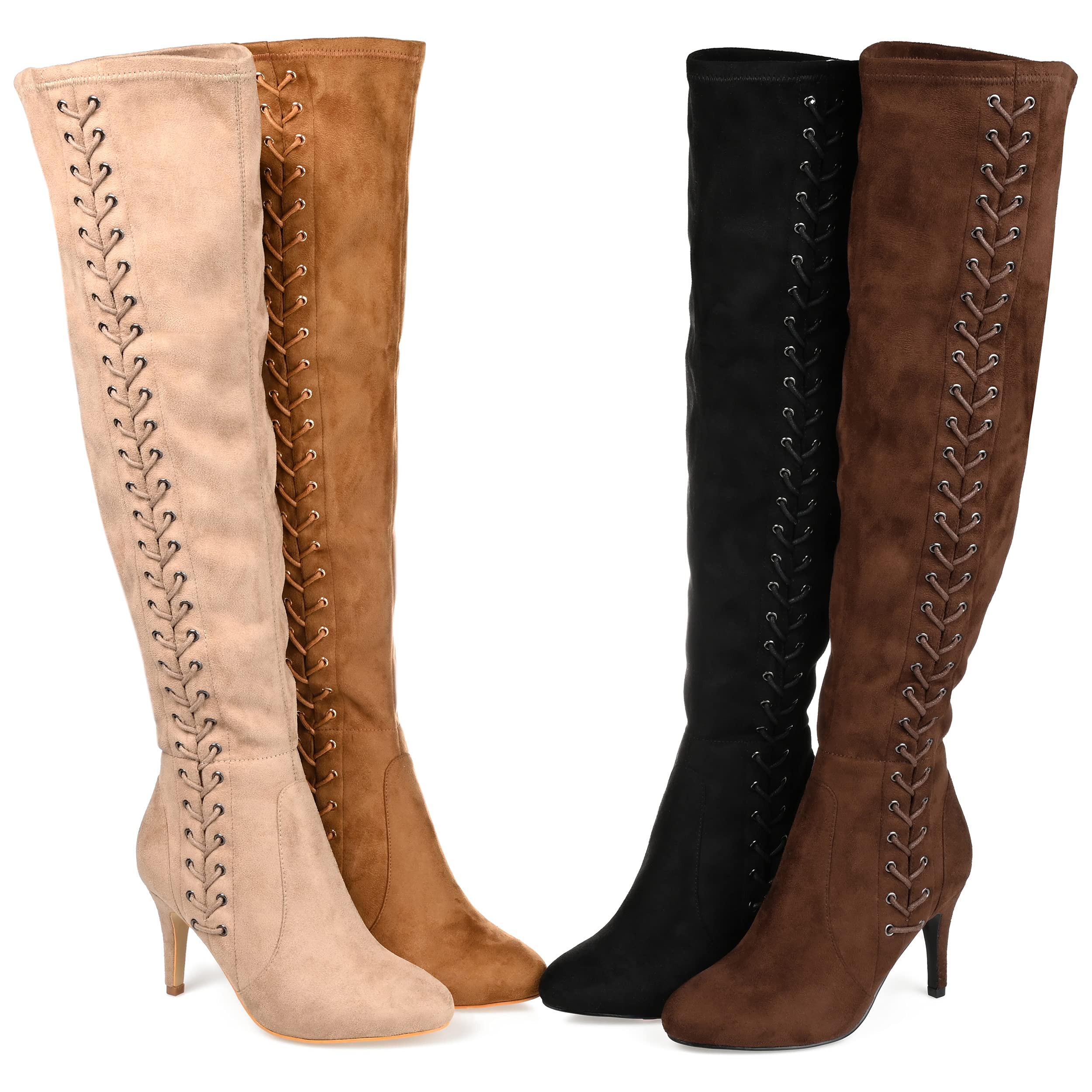 ABIE WIDE CALF BOOTS - FINAL SALE (NO EXCHANGES) - Comfortable Wide Calf Boots for Women, Perfect for Fall & Winter Fashion, Office Wear, and Casual Outfits