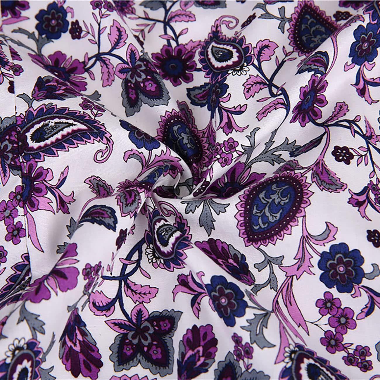 Women's Casual Long Sleeve Hawaiian Button-Up Shirts - Elegant Floral Work Blouses for Office, Beach & Summer Vacation Outfits