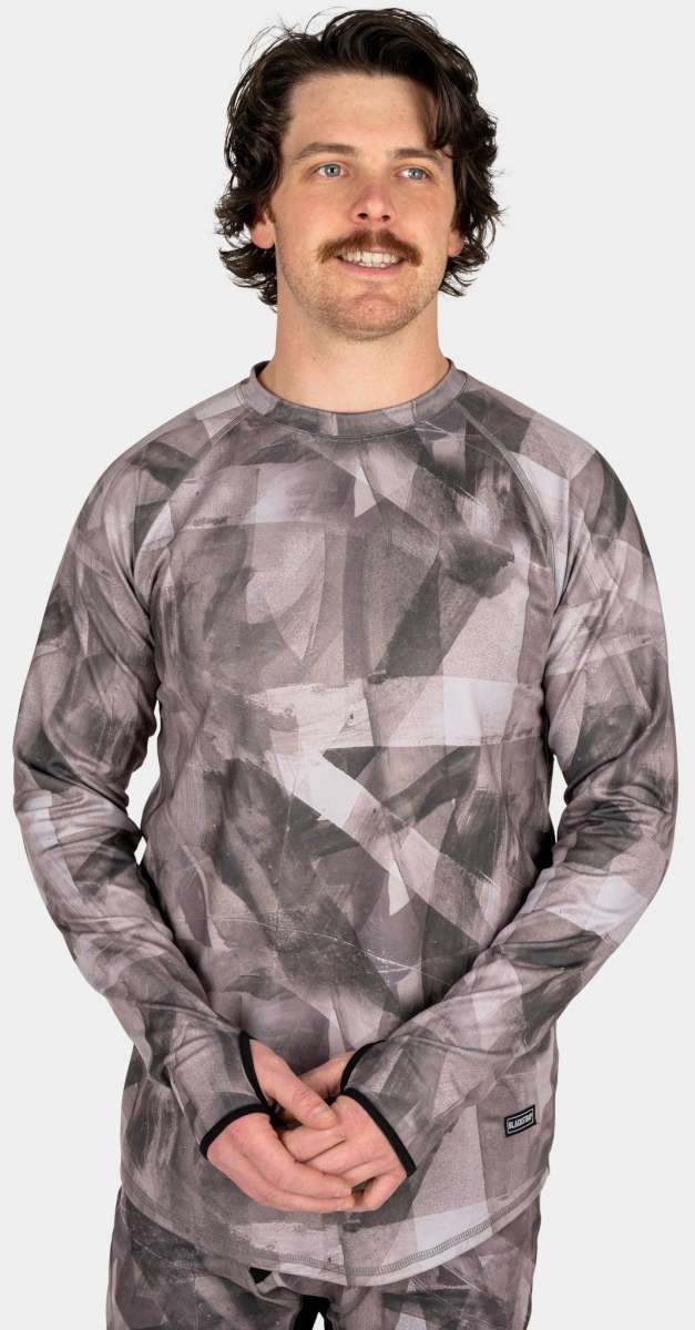 BlackStrap Summit Crew Top Baselayer 2024 - Men's Thermal Underwear for Hiking, Skiing & Outdoor Activities - Moisture Wicking & Odor Resistant Performance Shirt