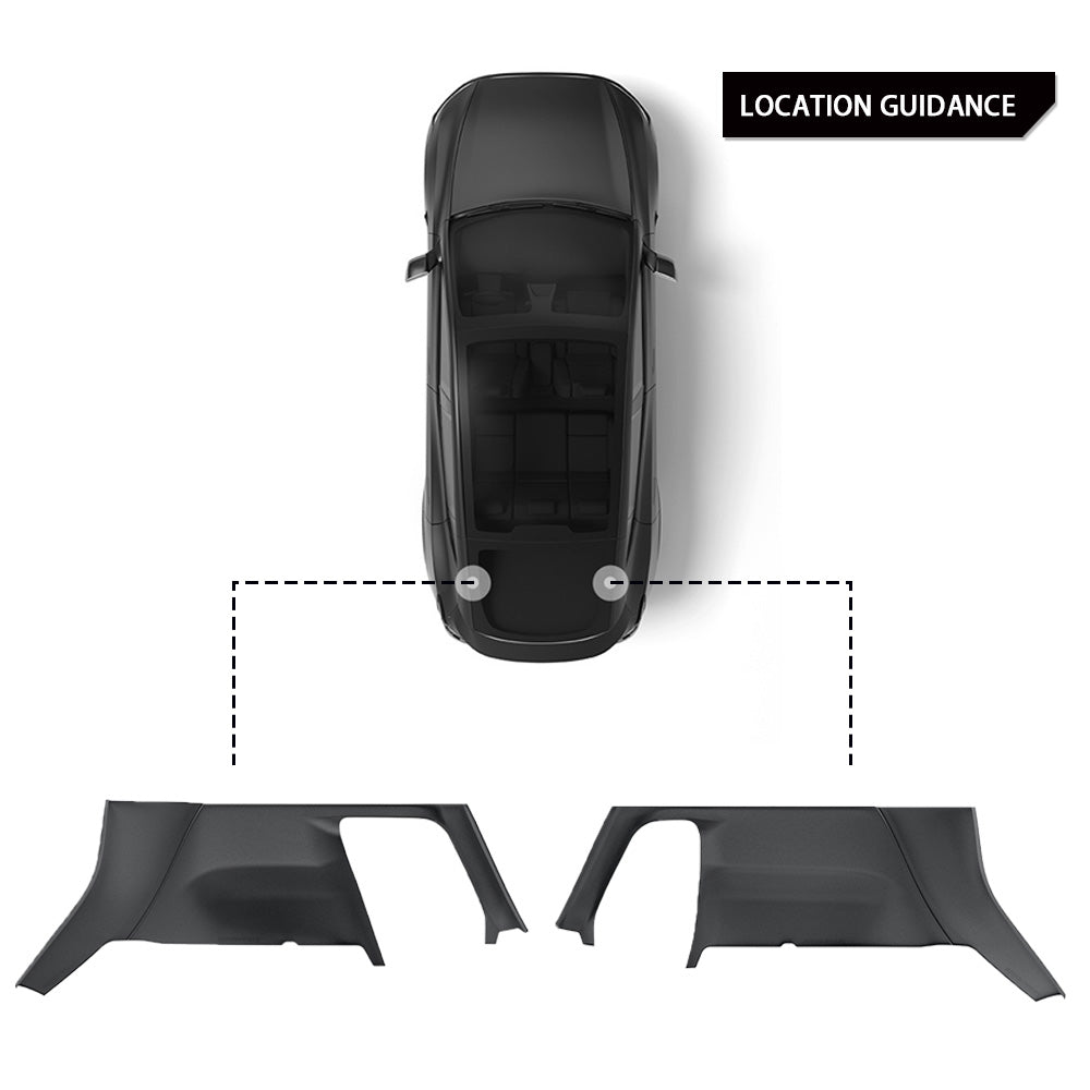 2025+ Tesla Model Y Juniper Premium Trunk Side Protectors - Custom Fit Interior Car Protection for Model Y | Durable Scratch Guards for Cargo Area & Luggage Protection
