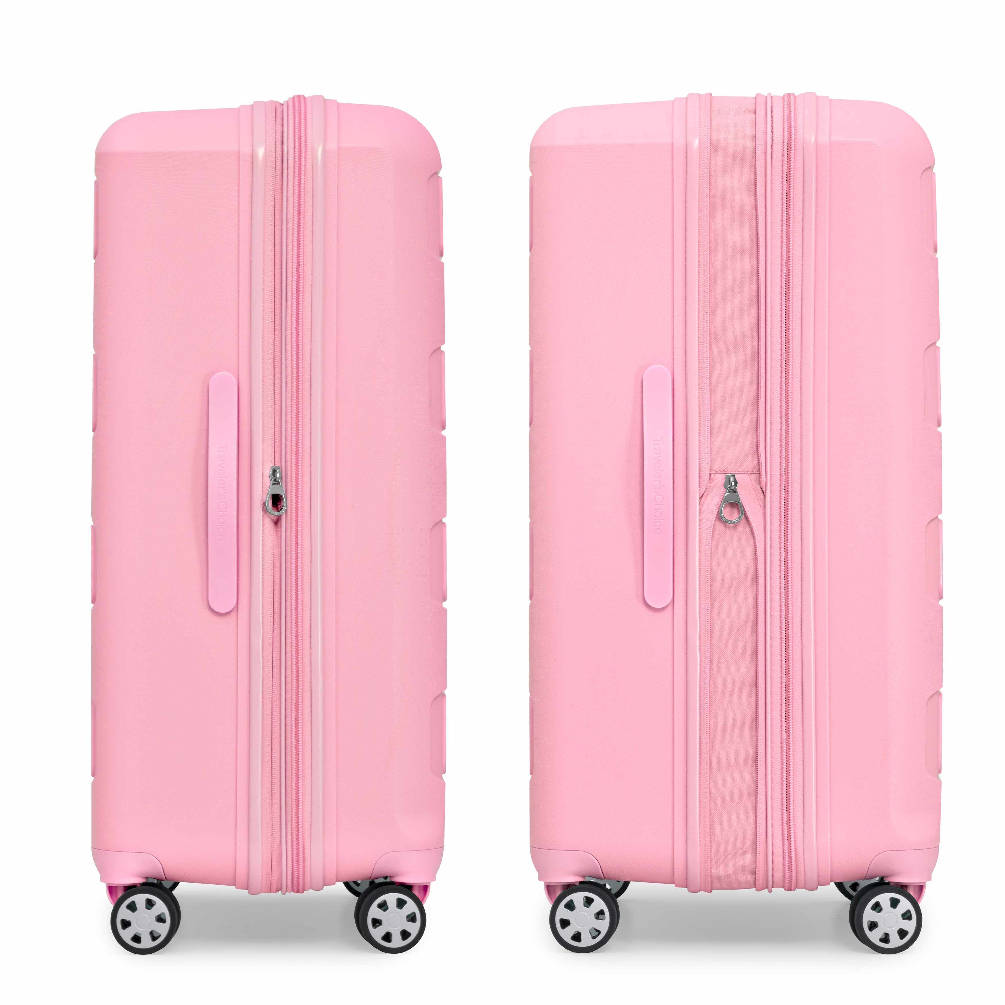 Pagosa 3 Piece Luggage Set - Lightweight Spinner Suitcase with TSA Lock - Perfect for Travel, Business Trips & Vacations