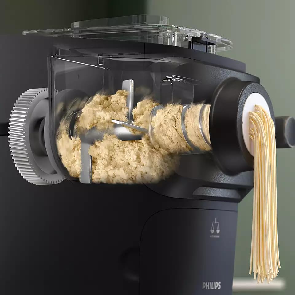 PHILIPS 7000 Series Pasta Maker Machine (HR2665/96) - Automatic Fresh Pasta & Noodle Maker for Home Kitchen | Perfect for Italian Dishes, Family Dinners & Healthy Cooking