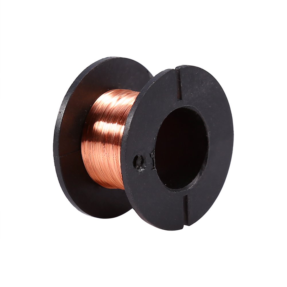 Premium 0.1mm Enameled Copper Wire for Motors & Transformers - Magnetic Copper Wire for DIY Projects, Speakers, Electromagnets - 15m x 5pcs - Perfect for Electrical Repairs, Crafting & Electronics Projects