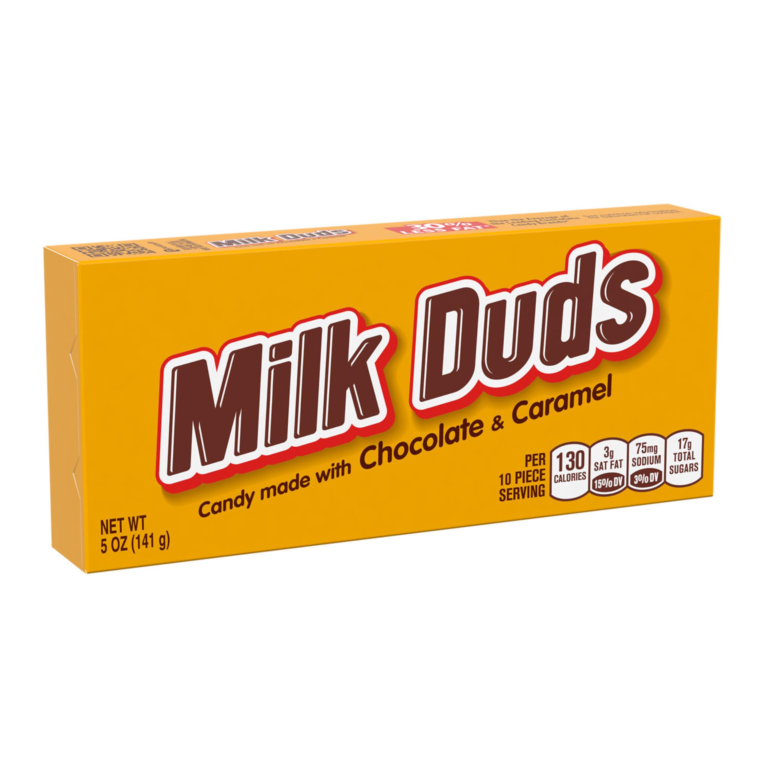 MILK DUDS Chocolate and Caramel Candy Boxes - 5 oz (12 Count) - Bulk Pack for Halloween, Christmas, Party Favors & Movie Night Snacks