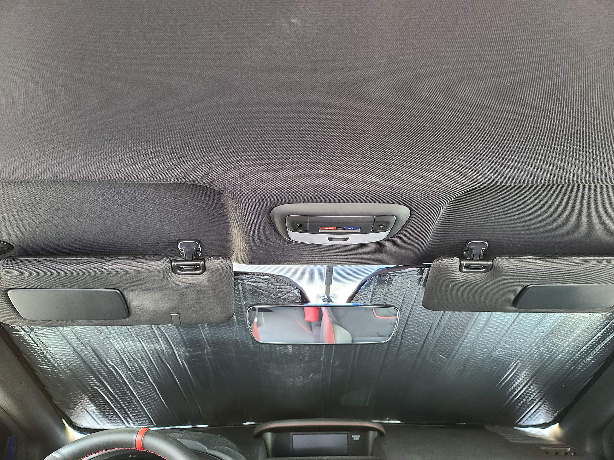 AutoTech Zone Custom-fit Windshield Sun Shade for 2019-2024 Jaguar E-Pace | UV Protection & Heat Blocking Car Accessory | Perfect for Summer Parking & Road Trips