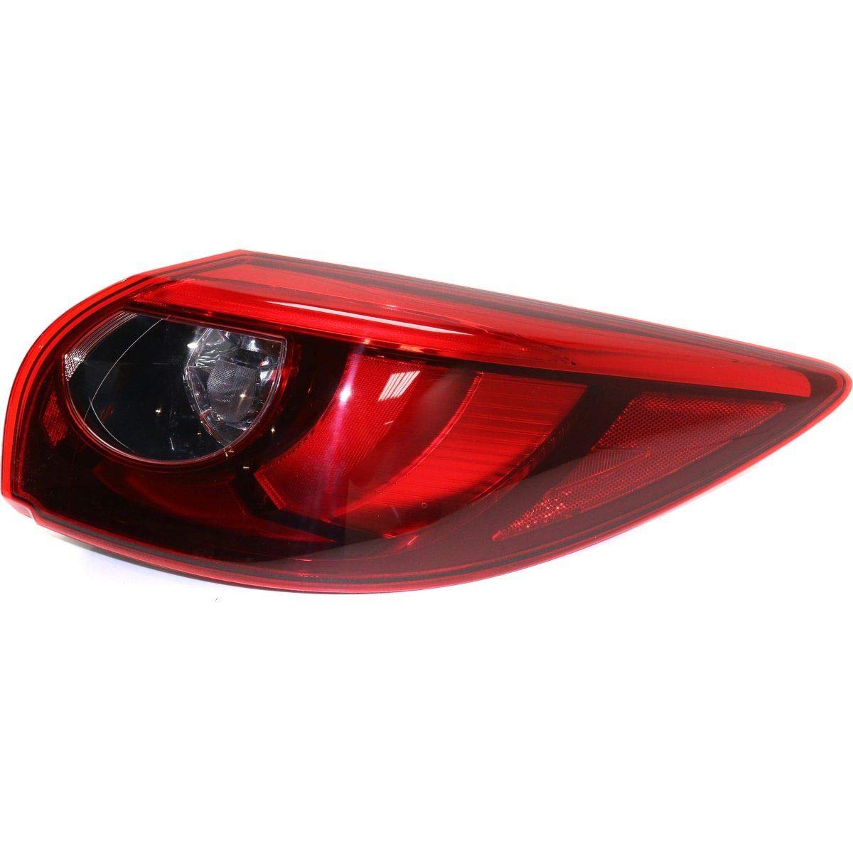 2016 Mazda CX-5 LED Tail Light - Right Outer Clear & Red Lens with Bulbs | Enhanced Visibility & Style for Night Driving & Custom Car Upgrades