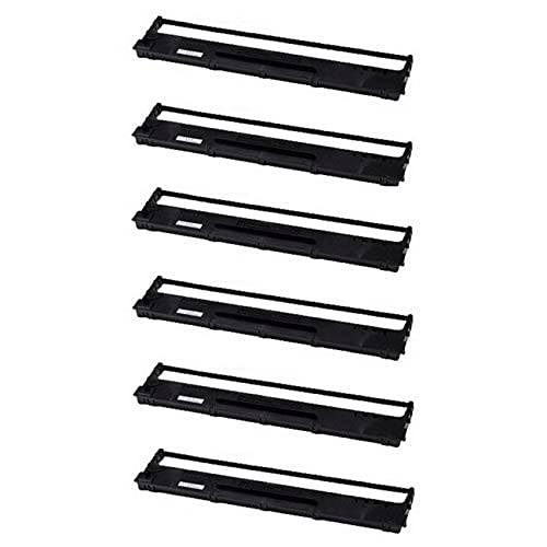 Compatible Replacement Ribbon Cartridge for TallyGenicom Dascom 2600/DS-2600 Printer - Black Ink (6-Pack) - C1349 - Perfect for Office Printing & Label Making