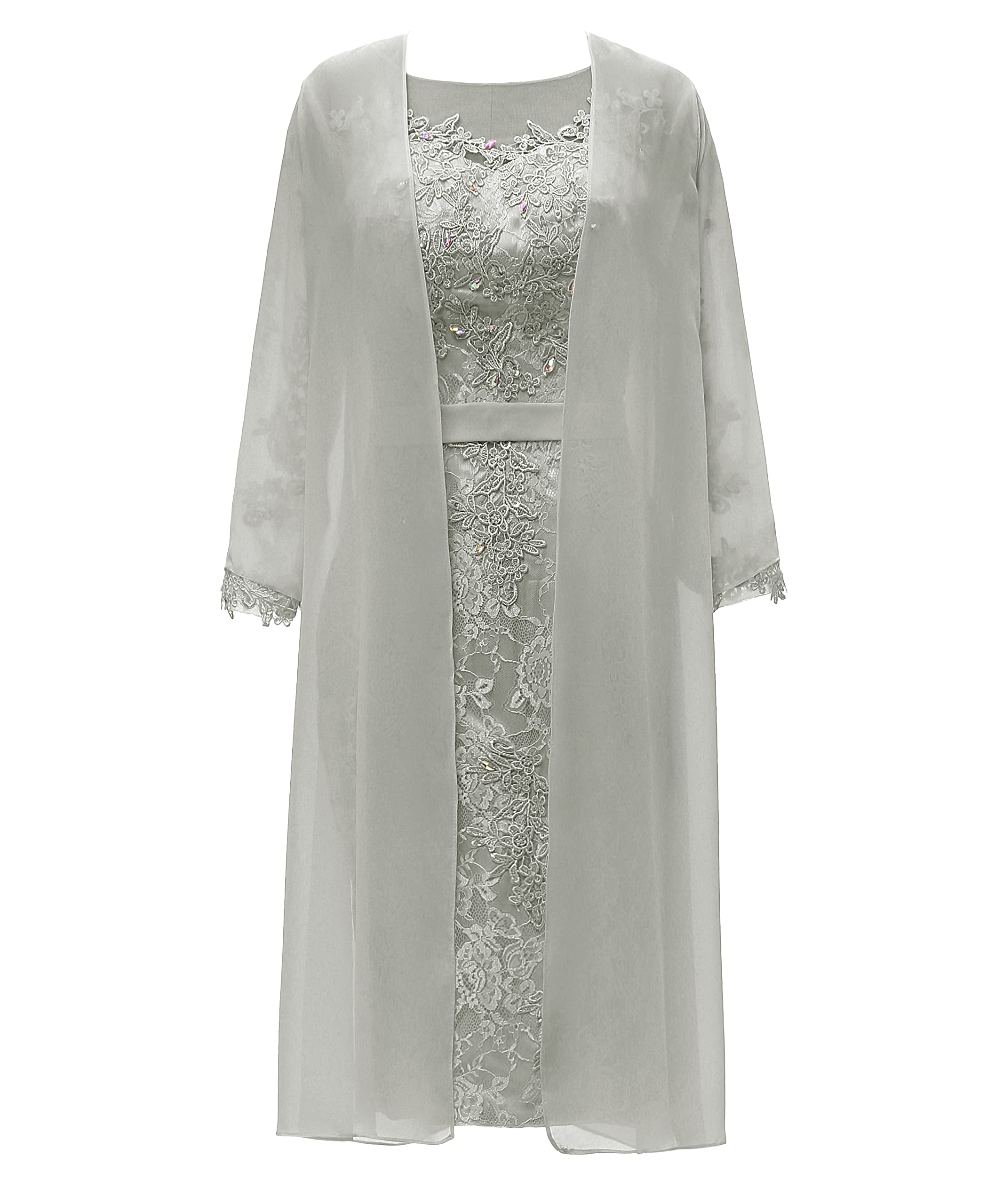 Elegant Mother of The Bride Lace Dress with Jacket - Formal Evening Gown for Weddings, Parties & Special Occasions - Women's Wedding Guest Dress for Cocktail Receptions & Black Tie Events