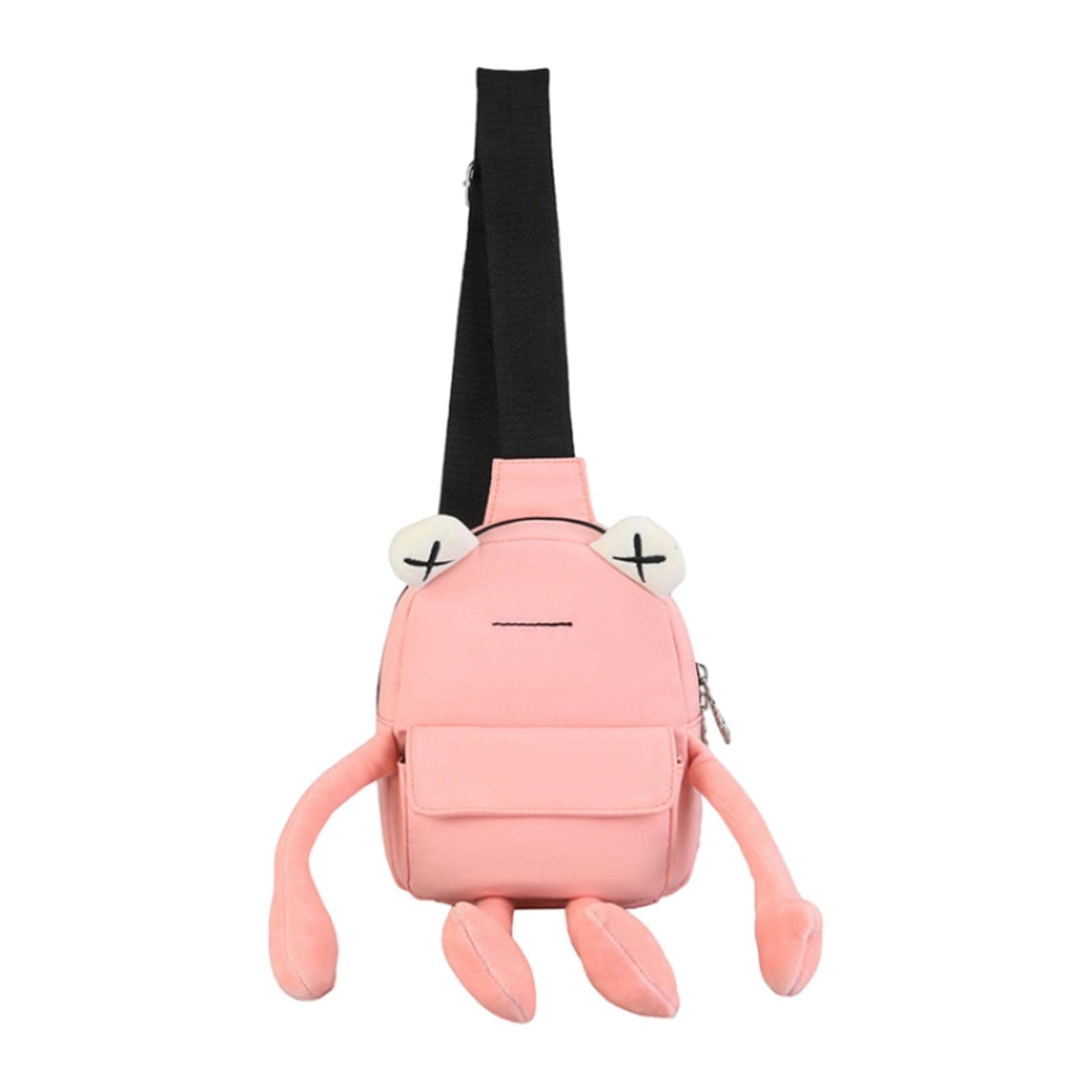 FASHIONMYDAY Sling Backpack - Lightweight Nylon Chest Bag for Outdoor, Shopping & Travel | Versatile Daypack for Women & Men | Perfect for Hiking, Commuting & Daily Use | Pink Casual Backpack