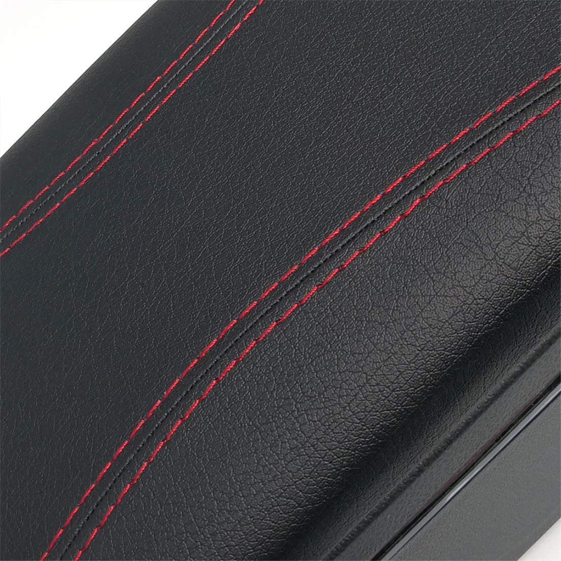 Pegas Single Layer PU Leather Car Center Console Cover - Thin Gray Armrest Protector for Comfort & Style | Perfect for Sedans, SUVs, and Daily Commuting