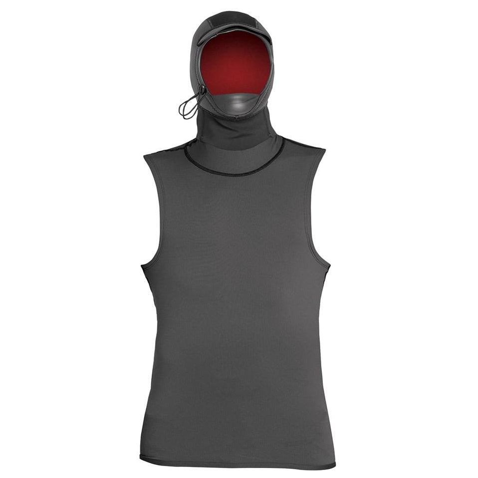 2mm XCEL Insulated Hooded Vest - Lightweight Warm Winter Jacket for Men & Women - Perfect for Skiing, Snowboarding & Outdoor Activities