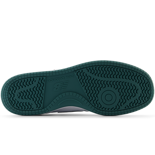 New Balance BB80 Unisex Sneakers - White/Green Athletic Shoes for Running, Walking & Casual Wear | Lightweight & Comfortable Design for Men & Women