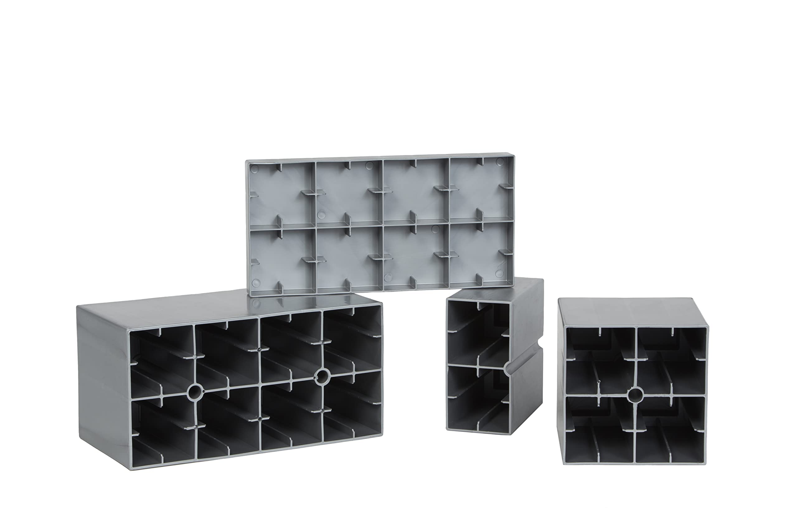 EverBlock 25’ x 3’ Modular Pony Wall Kit - Reusable Building Blocks for Room Dividers, Partitions & Displays | Indoor/Outdoor Wall System | Easy Connect & Durable Construction | Perfect for Offices, Events & Home Organization