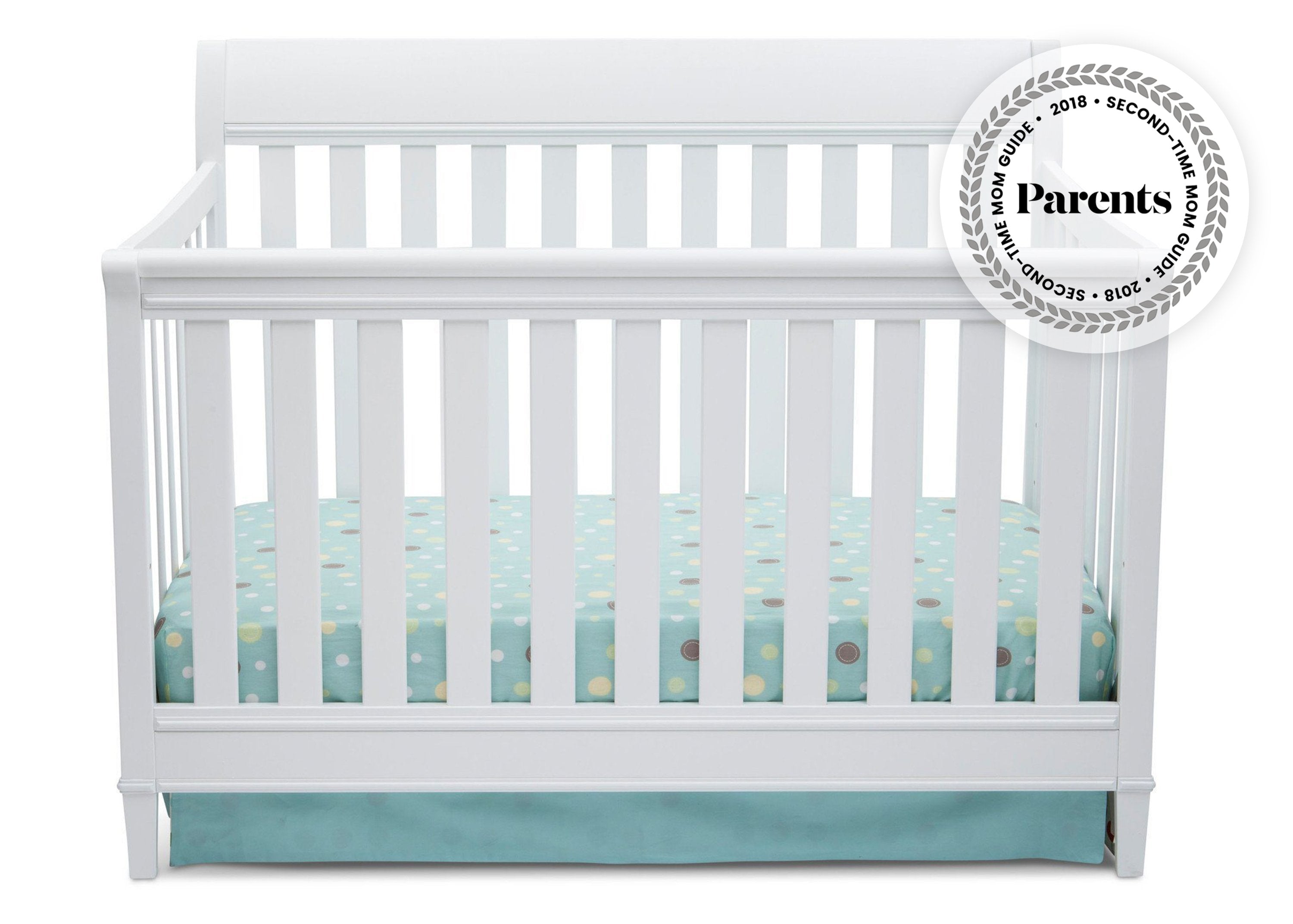 Haven 4-in-1 Convertible Baby Crib - Toddler Bed, Daybed & Full-Size Bed - Safe Nursery Furniture for Newborns to Teens - Perfect for Bedrooms, Daycare & Guest Rooms