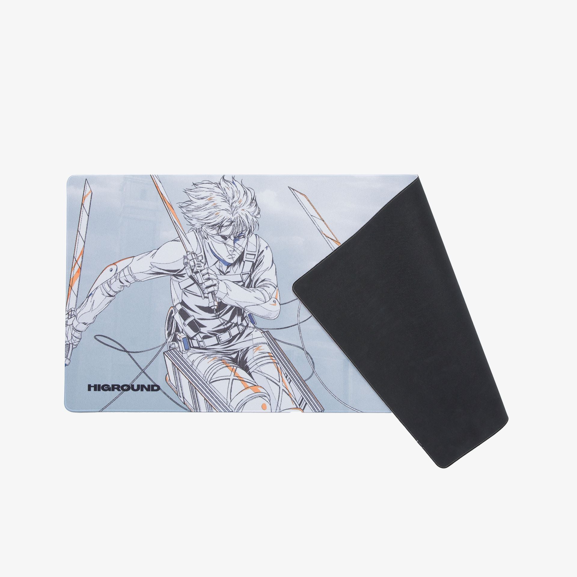 AOT2 x HG XL Gaming Mousepad - Levi & Mikasa Design - Perfect for Anime Fans, PC Gamers, and Office Work